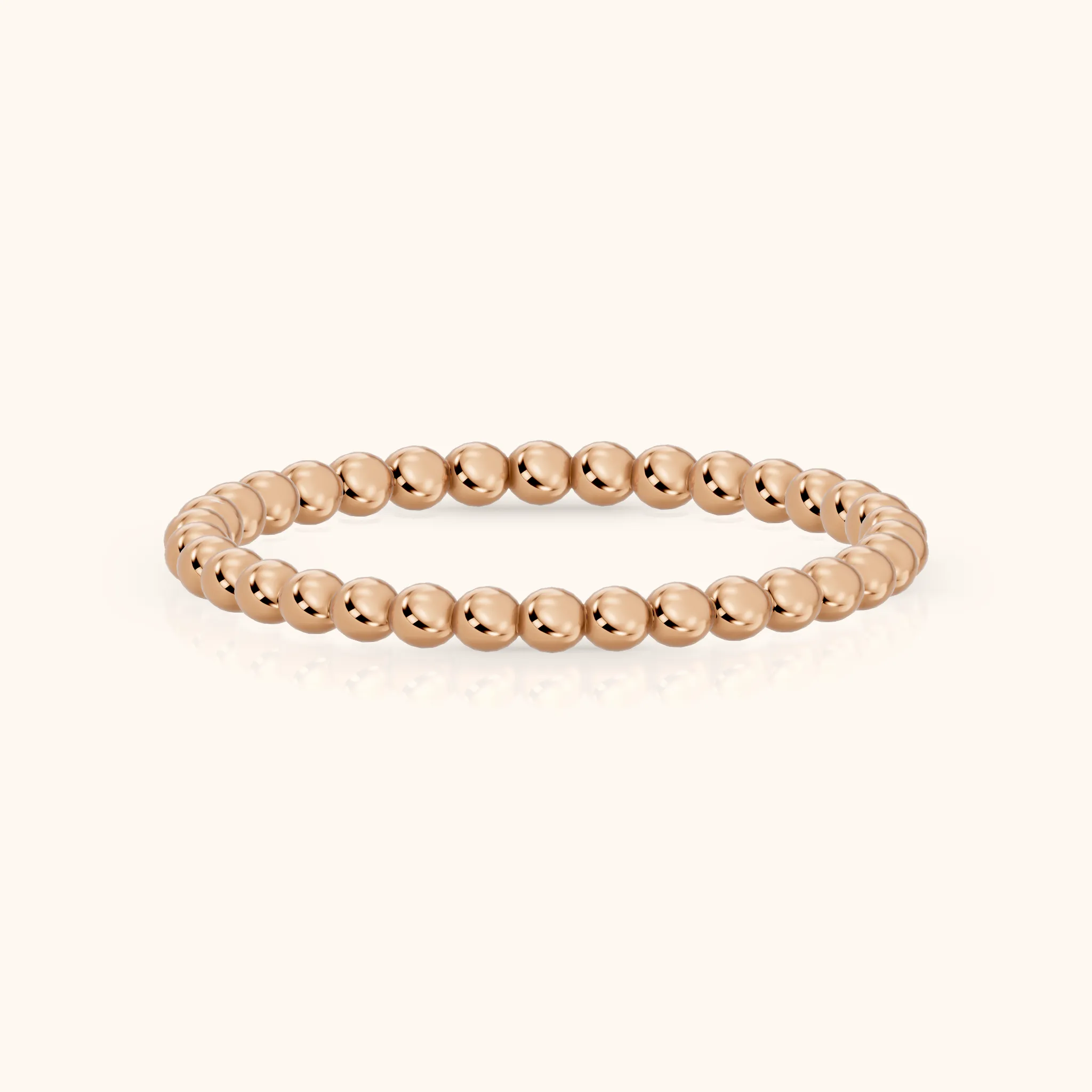 Naya Milgrain Wedding Band in Rose Gold — view 1